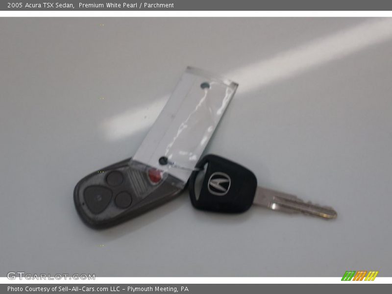 Premium White Pearl / Parchment 2005 Acura TSX Sedan