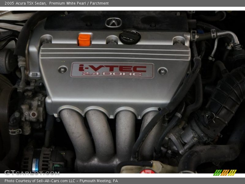 Premium White Pearl / Parchment 2005 Acura TSX Sedan