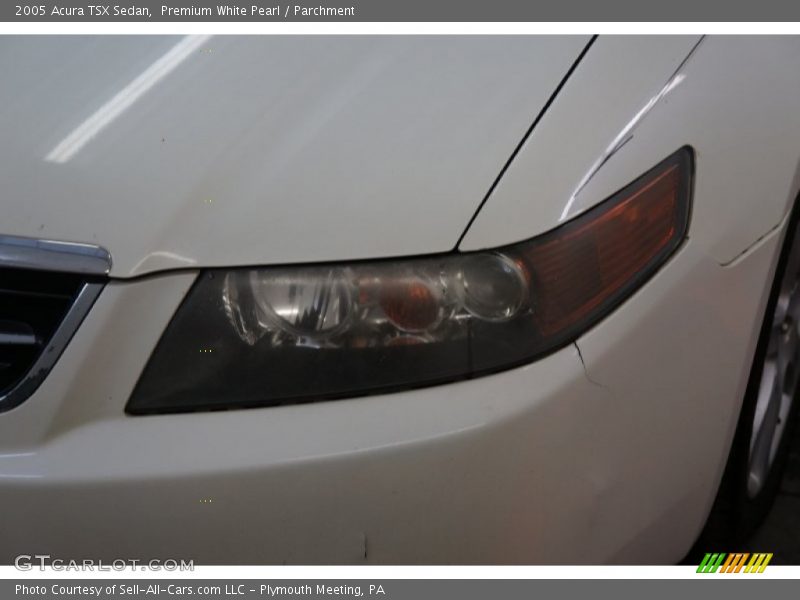 Premium White Pearl / Parchment 2005 Acura TSX Sedan