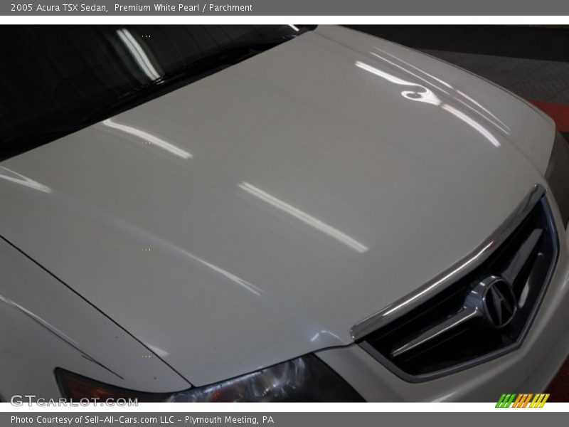 Premium White Pearl / Parchment 2005 Acura TSX Sedan
