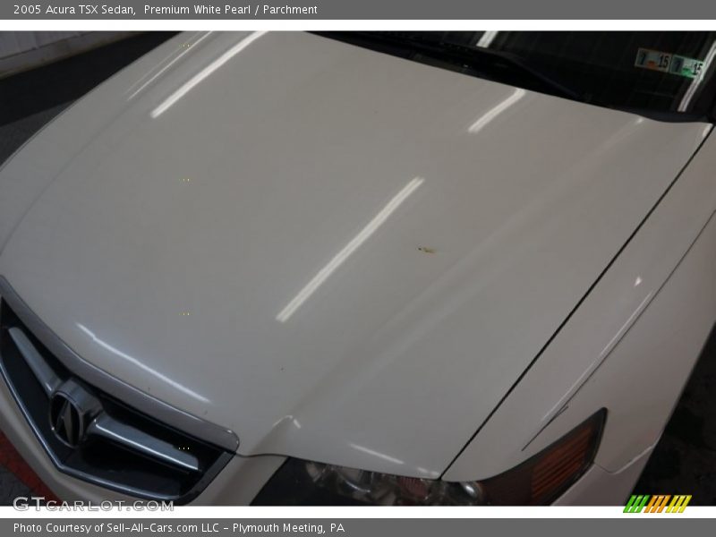 Premium White Pearl / Parchment 2005 Acura TSX Sedan