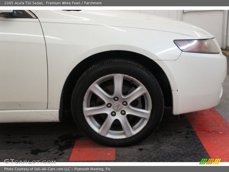 Premium White Pearl / Parchment 2005 Acura TSX Sedan