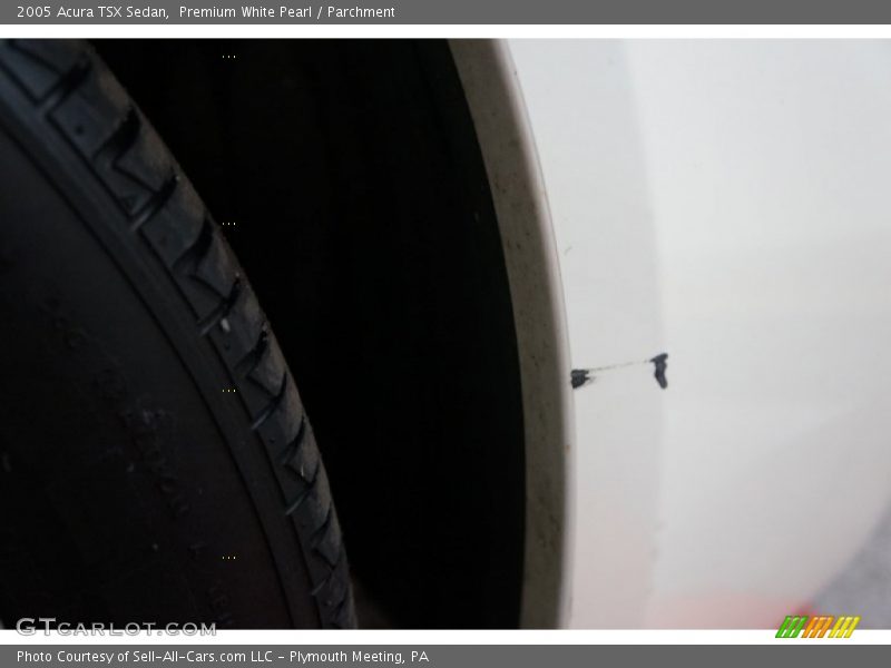 Premium White Pearl / Parchment 2005 Acura TSX Sedan