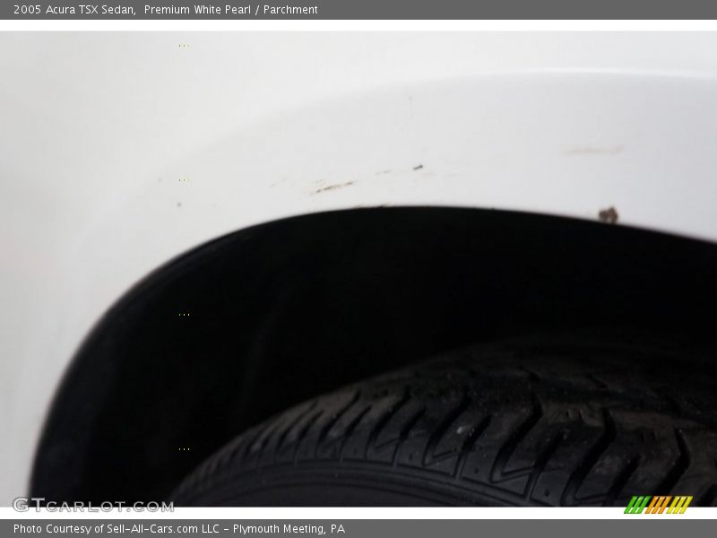 Premium White Pearl / Parchment 2005 Acura TSX Sedan