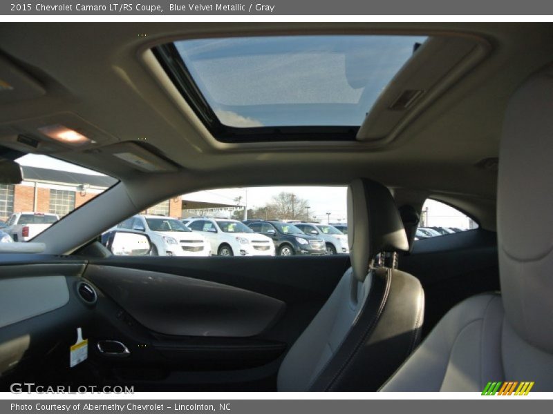 Blue Velvet Metallic / Gray 2015 Chevrolet Camaro LT/RS Coupe