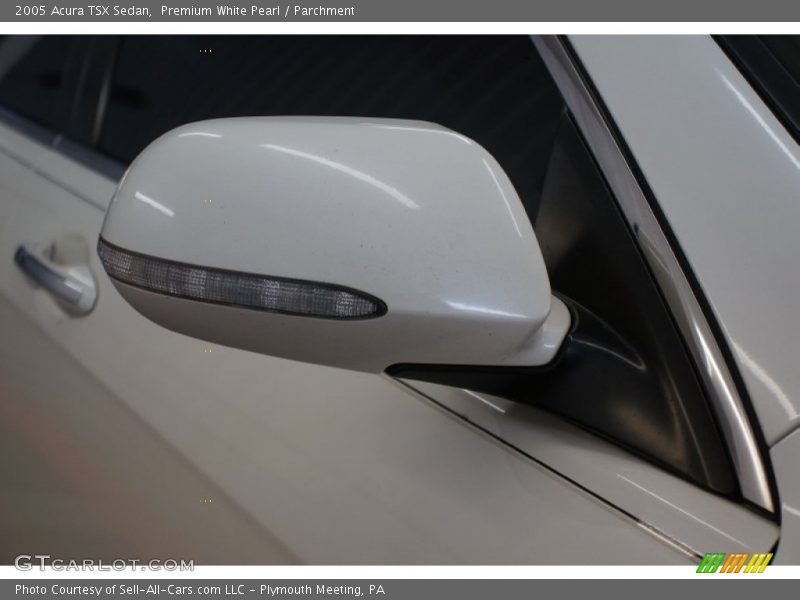 Premium White Pearl / Parchment 2005 Acura TSX Sedan