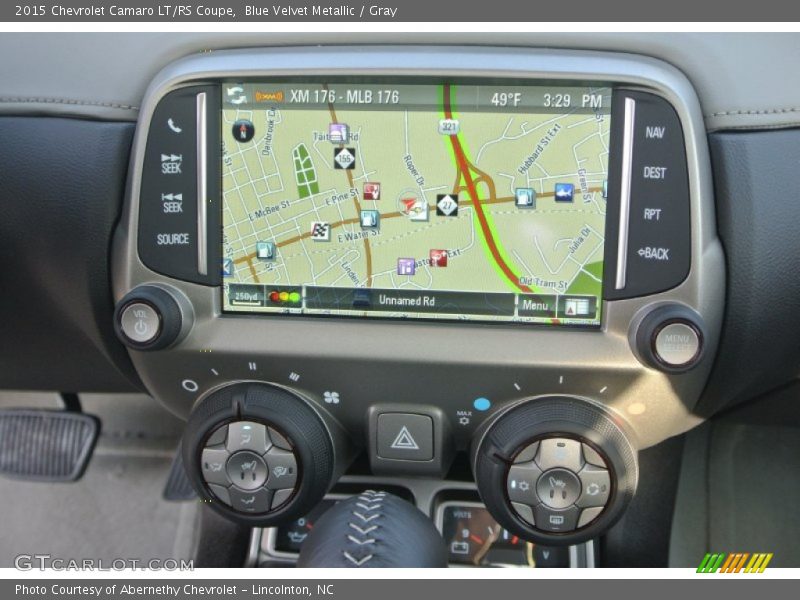 Blue Velvet Metallic / Gray 2015 Chevrolet Camaro LT/RS Coupe