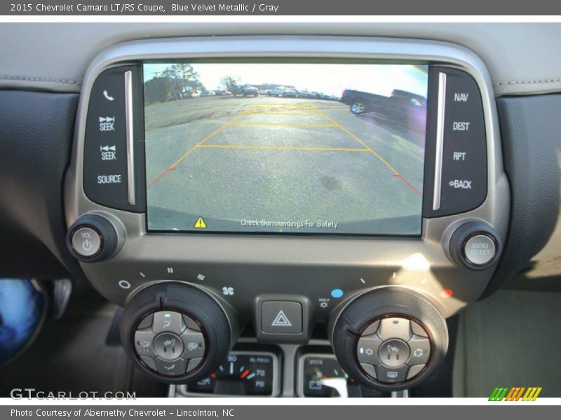 Blue Velvet Metallic / Gray 2015 Chevrolet Camaro LT/RS Coupe