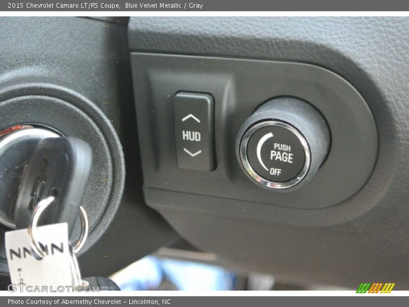 Blue Velvet Metallic / Gray 2015 Chevrolet Camaro LT/RS Coupe