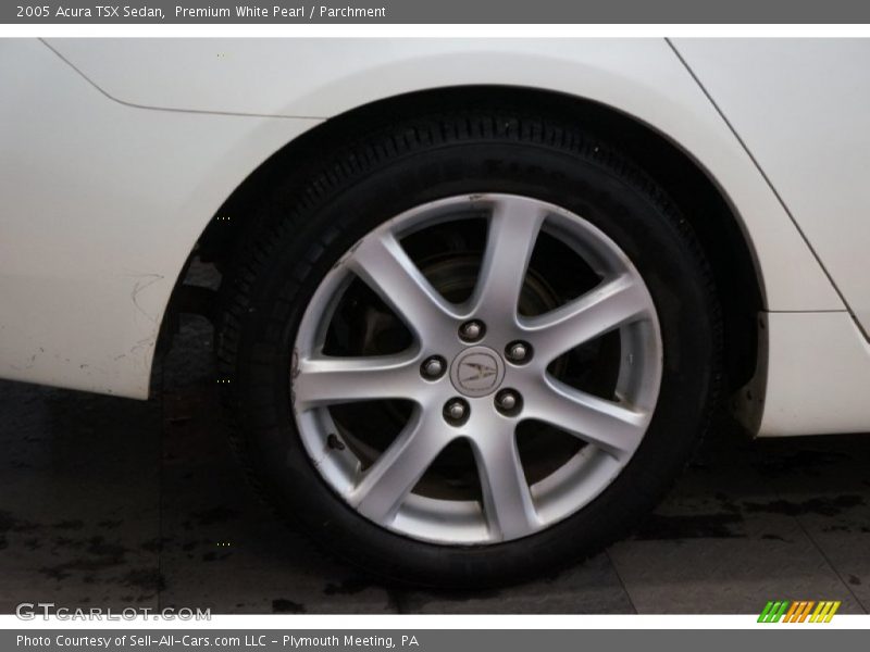 Premium White Pearl / Parchment 2005 Acura TSX Sedan