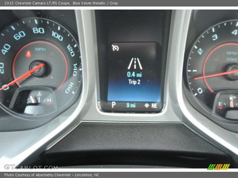 Blue Velvet Metallic / Gray 2015 Chevrolet Camaro LT/RS Coupe