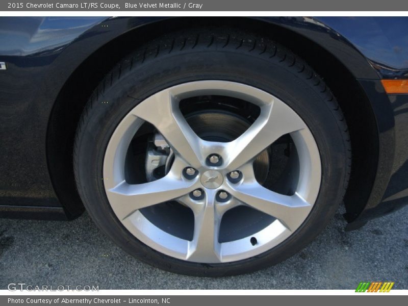 Blue Velvet Metallic / Gray 2015 Chevrolet Camaro LT/RS Coupe