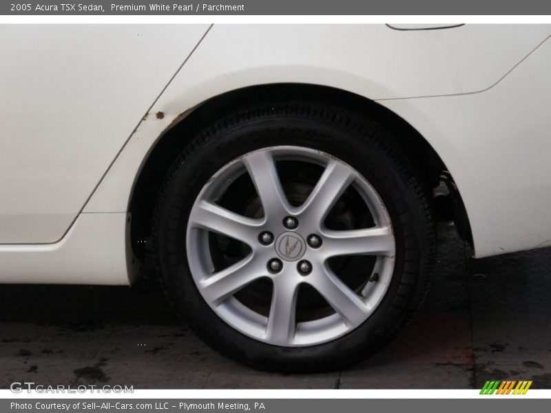 Premium White Pearl / Parchment 2005 Acura TSX Sedan