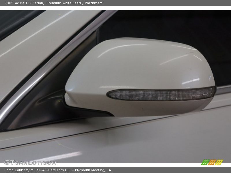 Premium White Pearl / Parchment 2005 Acura TSX Sedan