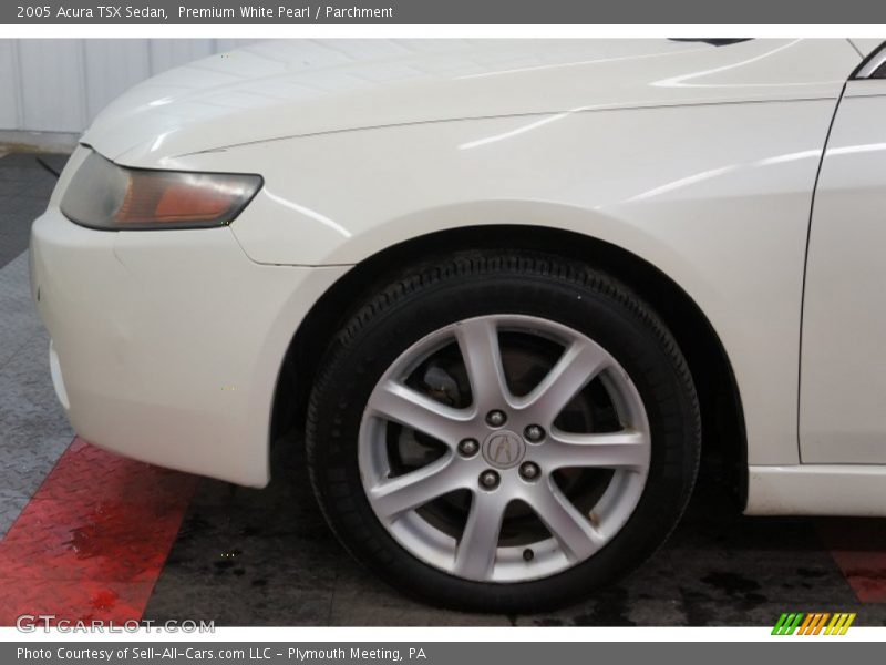 Premium White Pearl / Parchment 2005 Acura TSX Sedan