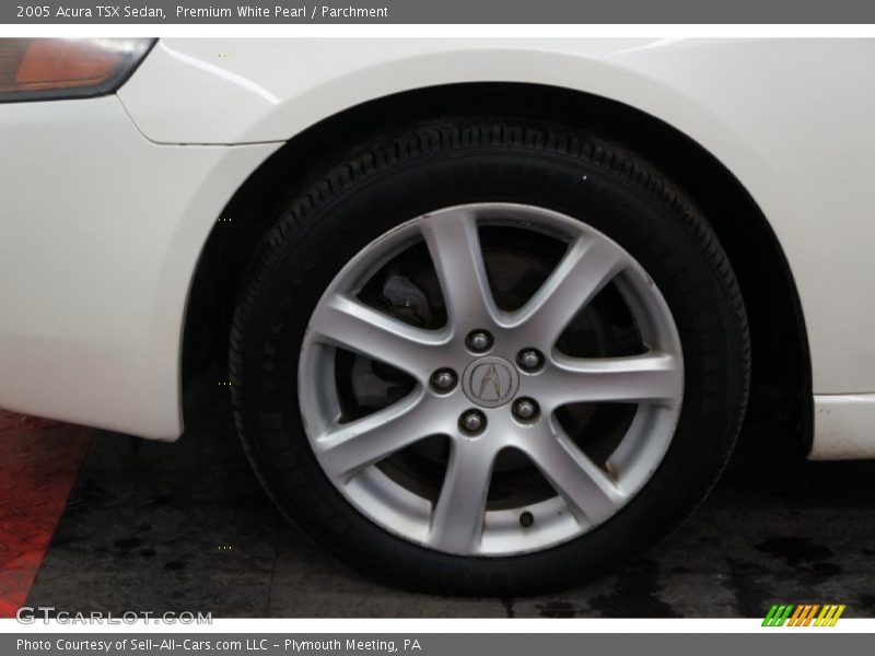 Premium White Pearl / Parchment 2005 Acura TSX Sedan