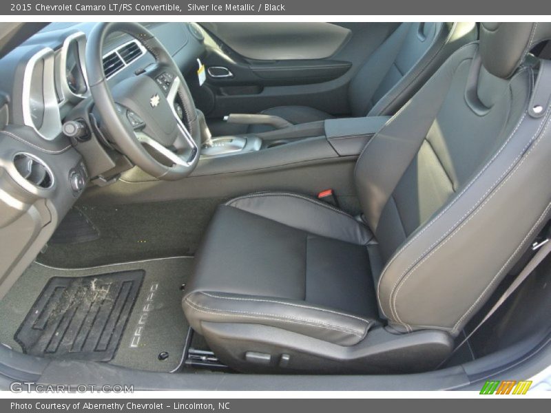 Silver Ice Metallic / Black 2015 Chevrolet Camaro LT/RS Convertible
