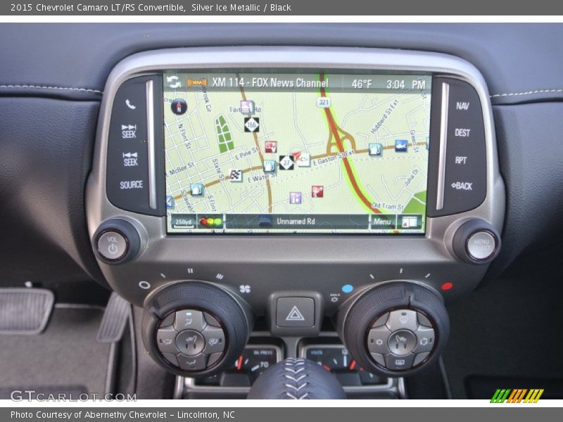 Navigation of 2015 Camaro LT/RS Convertible