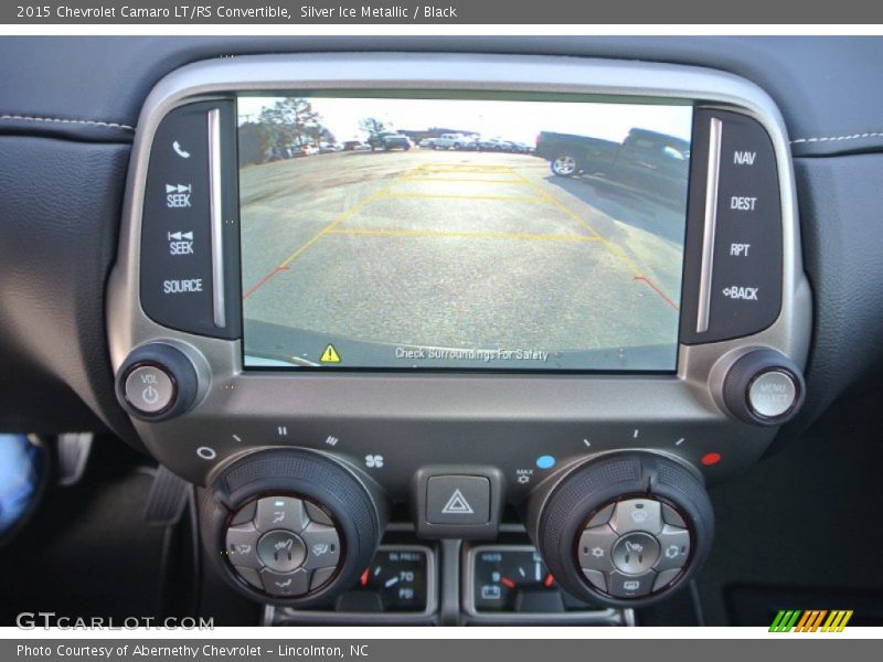 Silver Ice Metallic / Black 2015 Chevrolet Camaro LT/RS Convertible