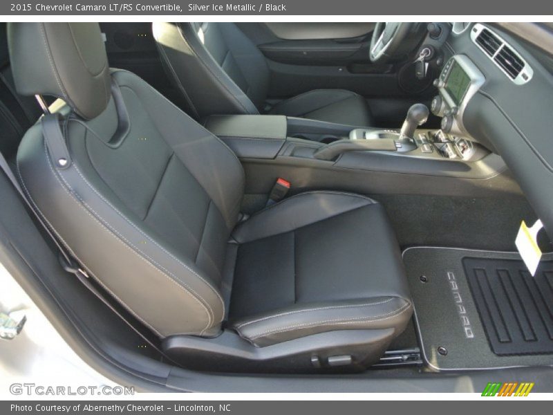 Silver Ice Metallic / Black 2015 Chevrolet Camaro LT/RS Convertible
