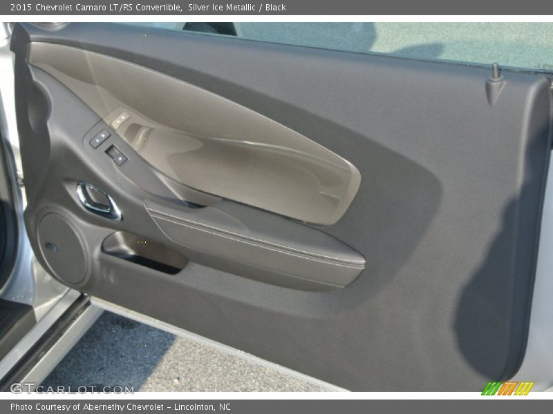 Silver Ice Metallic / Black 2015 Chevrolet Camaro LT/RS Convertible