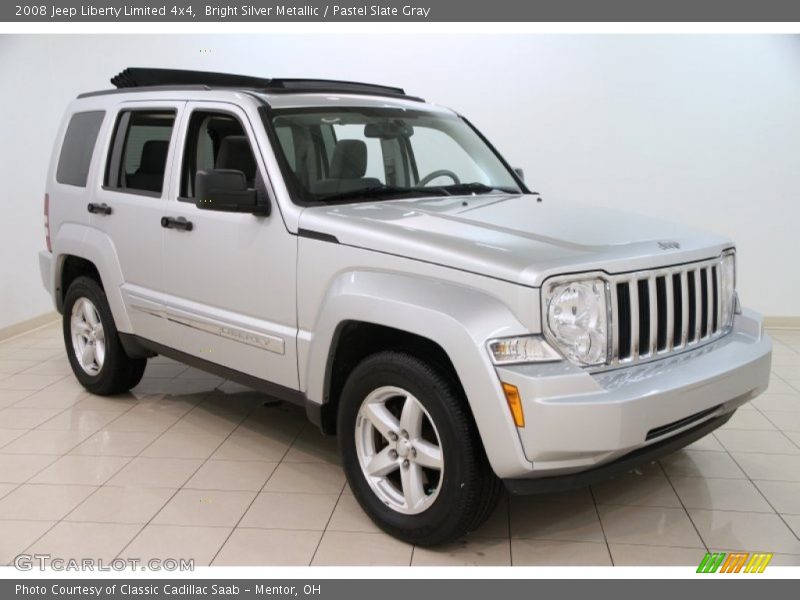 Bright Silver Metallic / Pastel Slate Gray 2008 Jeep Liberty Limited 4x4