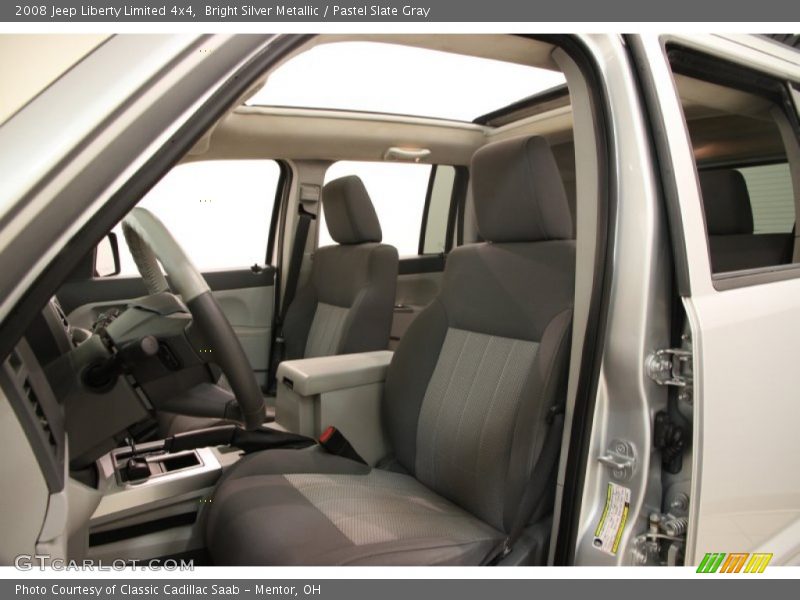 Bright Silver Metallic / Pastel Slate Gray 2008 Jeep Liberty Limited 4x4