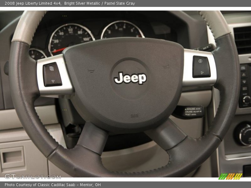 Bright Silver Metallic / Pastel Slate Gray 2008 Jeep Liberty Limited 4x4