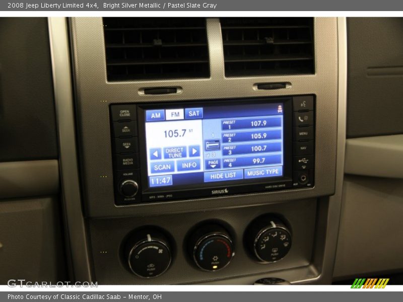 Bright Silver Metallic / Pastel Slate Gray 2008 Jeep Liberty Limited 4x4