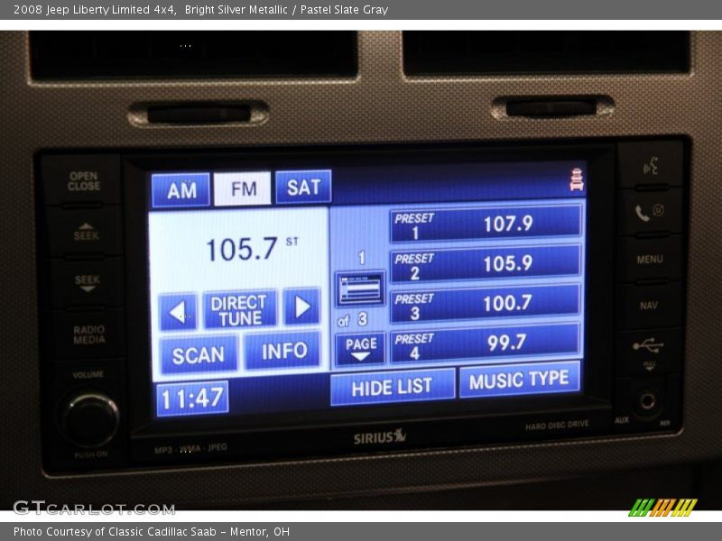 Bright Silver Metallic / Pastel Slate Gray 2008 Jeep Liberty Limited 4x4