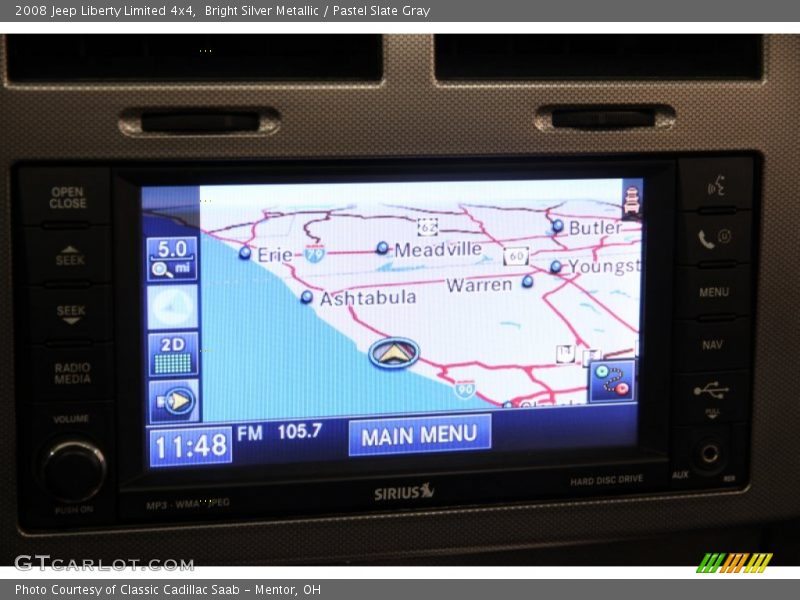 Bright Silver Metallic / Pastel Slate Gray 2008 Jeep Liberty Limited 4x4