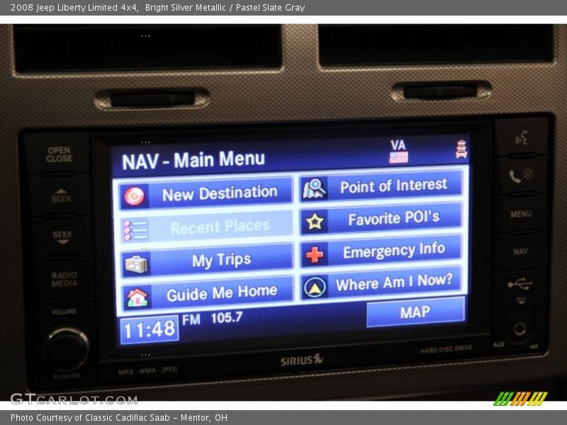Bright Silver Metallic / Pastel Slate Gray 2008 Jeep Liberty Limited 4x4