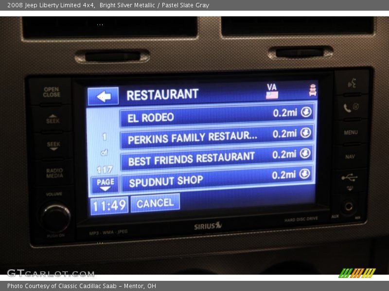 Bright Silver Metallic / Pastel Slate Gray 2008 Jeep Liberty Limited 4x4
