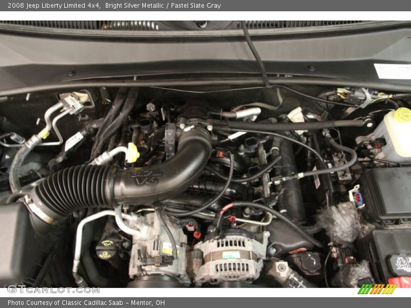 Bright Silver Metallic / Pastel Slate Gray 2008 Jeep Liberty Limited 4x4