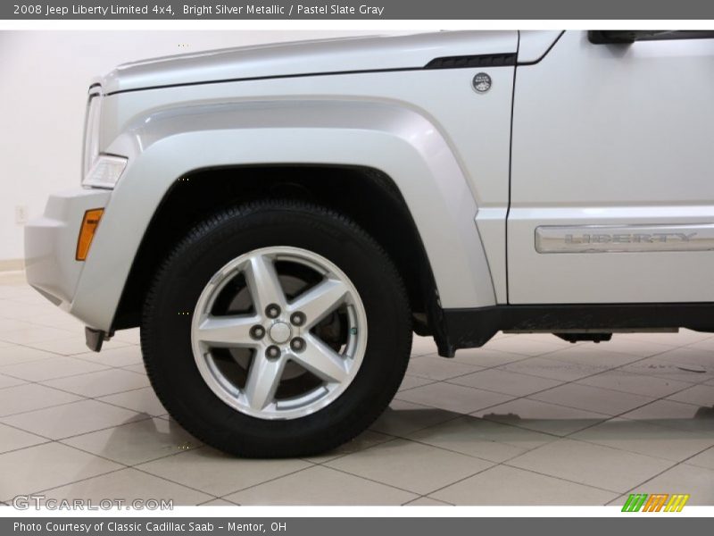 Bright Silver Metallic / Pastel Slate Gray 2008 Jeep Liberty Limited 4x4