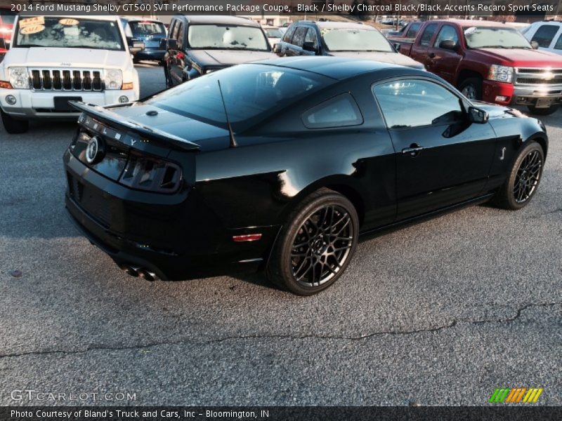 Black / Shelby Charcoal Black/Black Accents Recaro Sport Seats 2014 Ford Mustang Shelby GT500 SVT Performance Package Coupe
