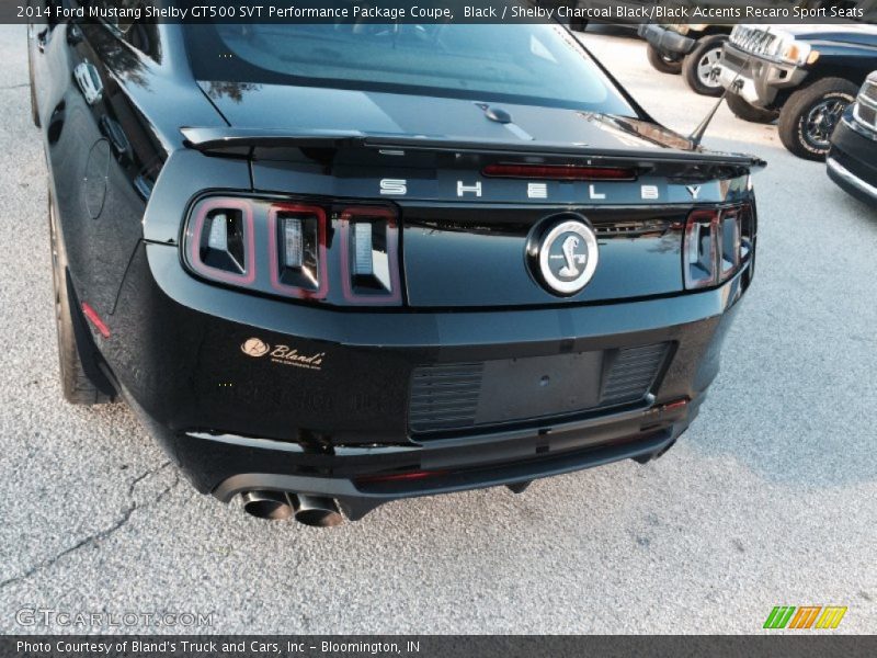 Black / Shelby Charcoal Black/Black Accents Recaro Sport Seats 2014 Ford Mustang Shelby GT500 SVT Performance Package Coupe
