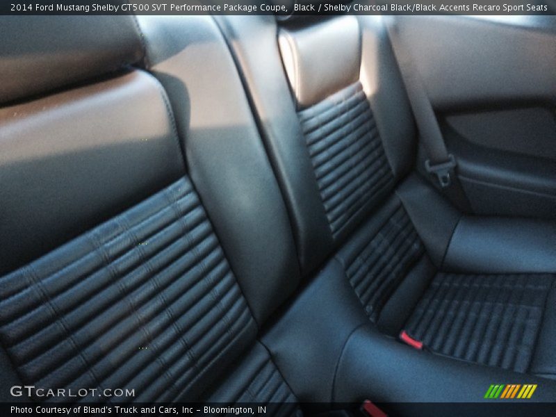 Black / Shelby Charcoal Black/Black Accents Recaro Sport Seats 2014 Ford Mustang Shelby GT500 SVT Performance Package Coupe