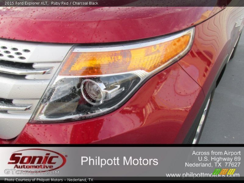 Ruby Red / Charcoal Black 2015 Ford Explorer XLT