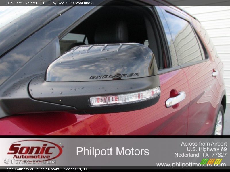 Ruby Red / Charcoal Black 2015 Ford Explorer XLT