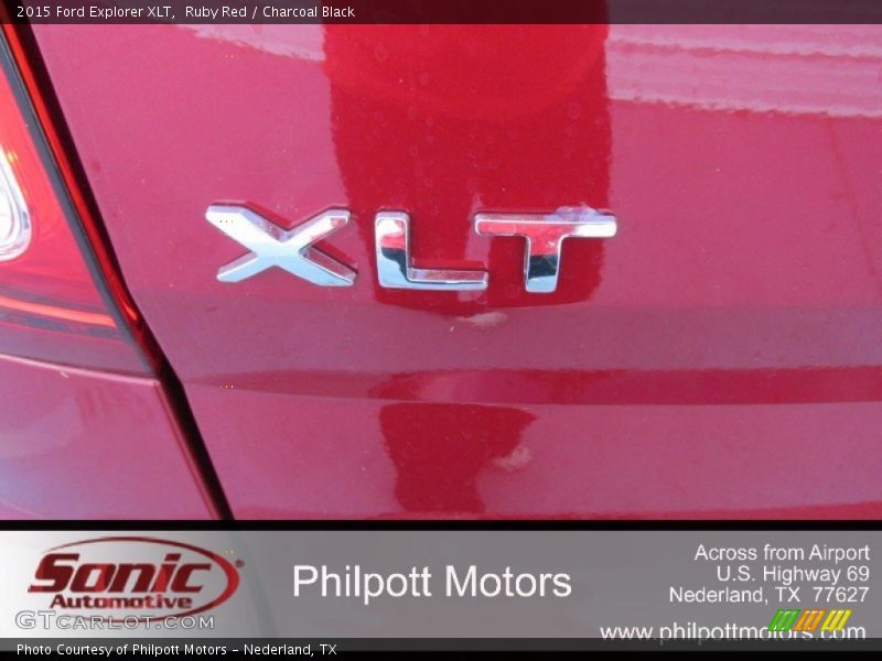 Ruby Red / Charcoal Black 2015 Ford Explorer XLT