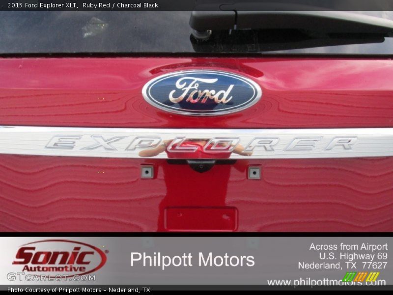 Ruby Red / Charcoal Black 2015 Ford Explorer XLT