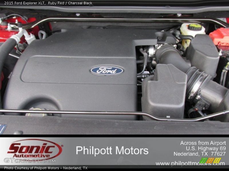 Ruby Red / Charcoal Black 2015 Ford Explorer XLT