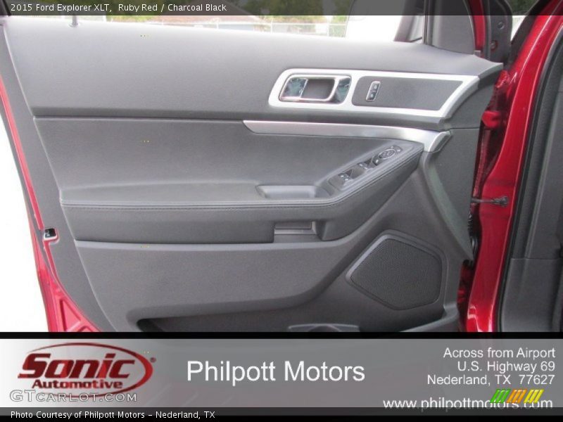 Ruby Red / Charcoal Black 2015 Ford Explorer XLT