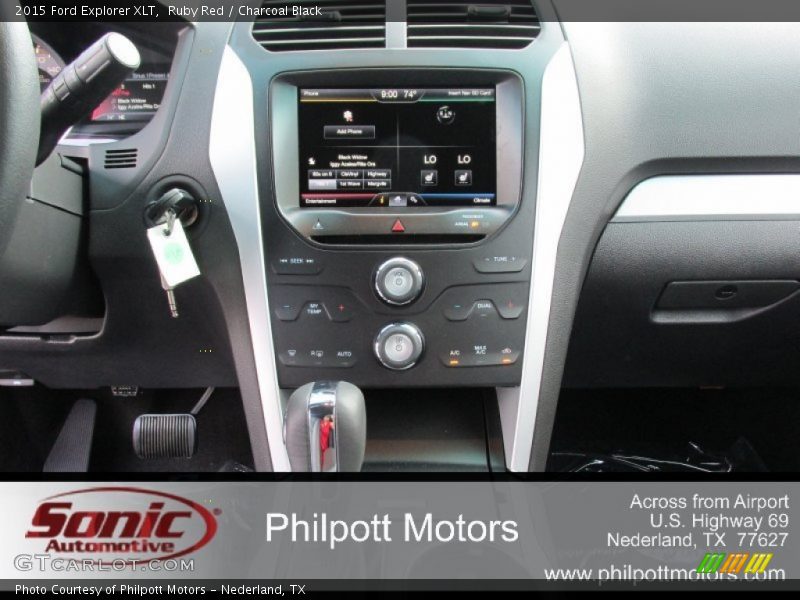 Ruby Red / Charcoal Black 2015 Ford Explorer XLT