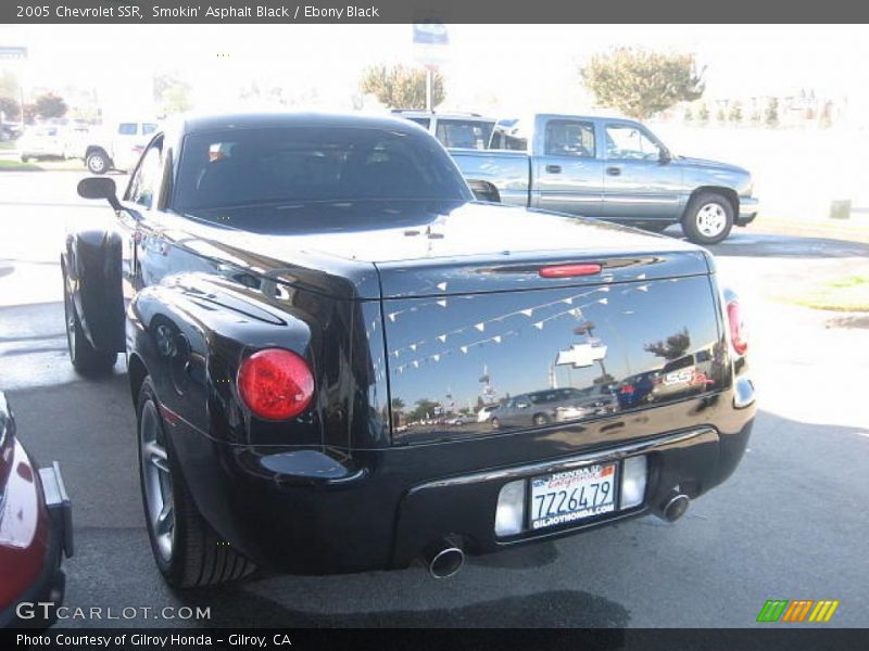Smokin' Asphalt Black / Ebony Black 2005 Chevrolet SSR