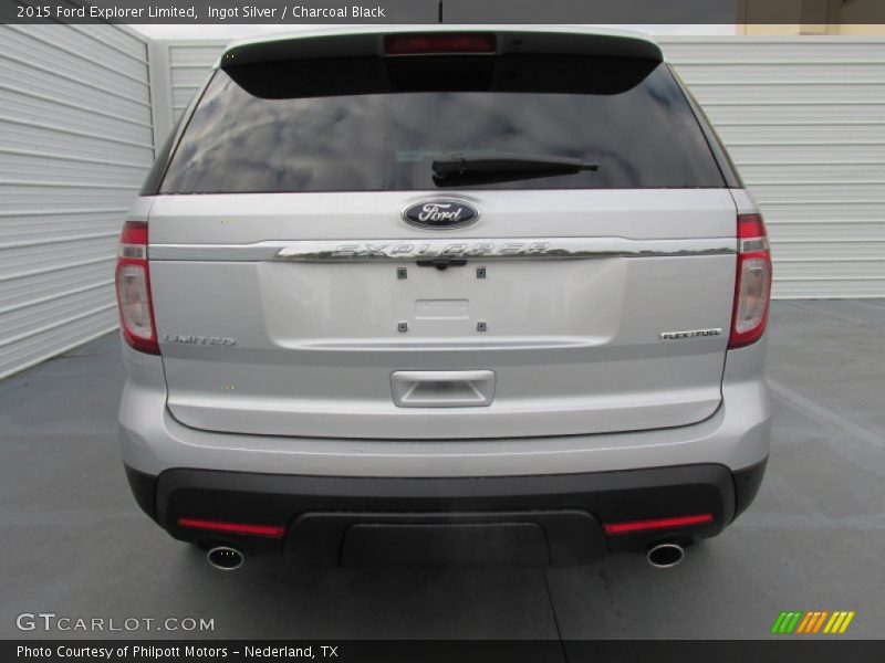 Ingot Silver / Charcoal Black 2015 Ford Explorer Limited