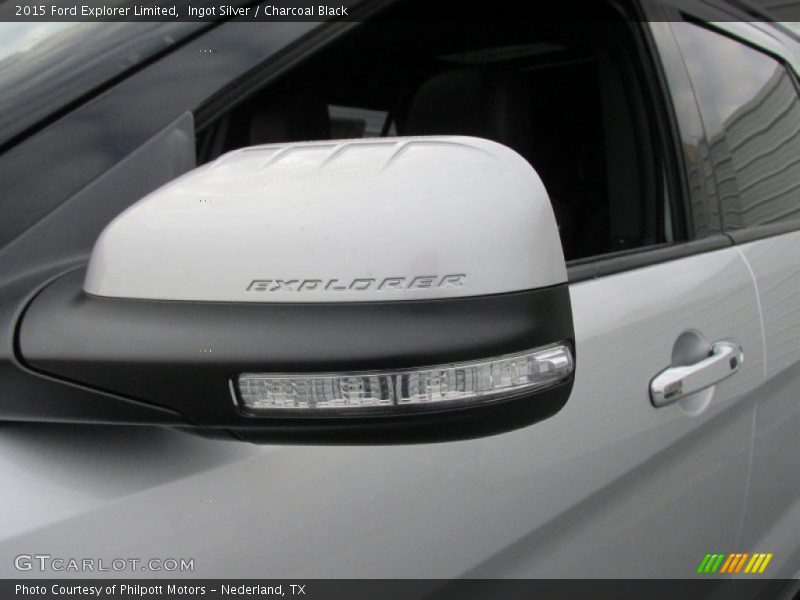 Ingot Silver / Charcoal Black 2015 Ford Explorer Limited