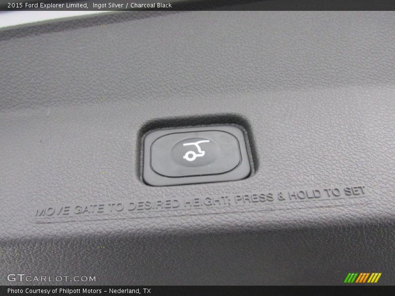 Ingot Silver / Charcoal Black 2015 Ford Explorer Limited