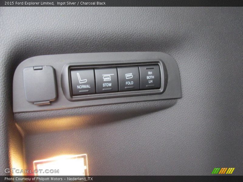 Ingot Silver / Charcoal Black 2015 Ford Explorer Limited